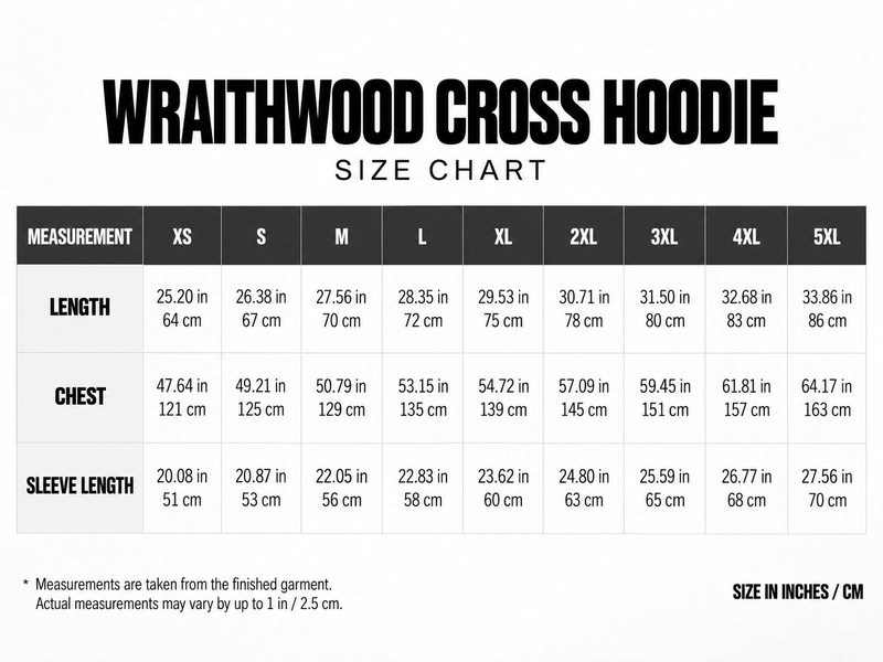 Wraithwood Cross Hoodie