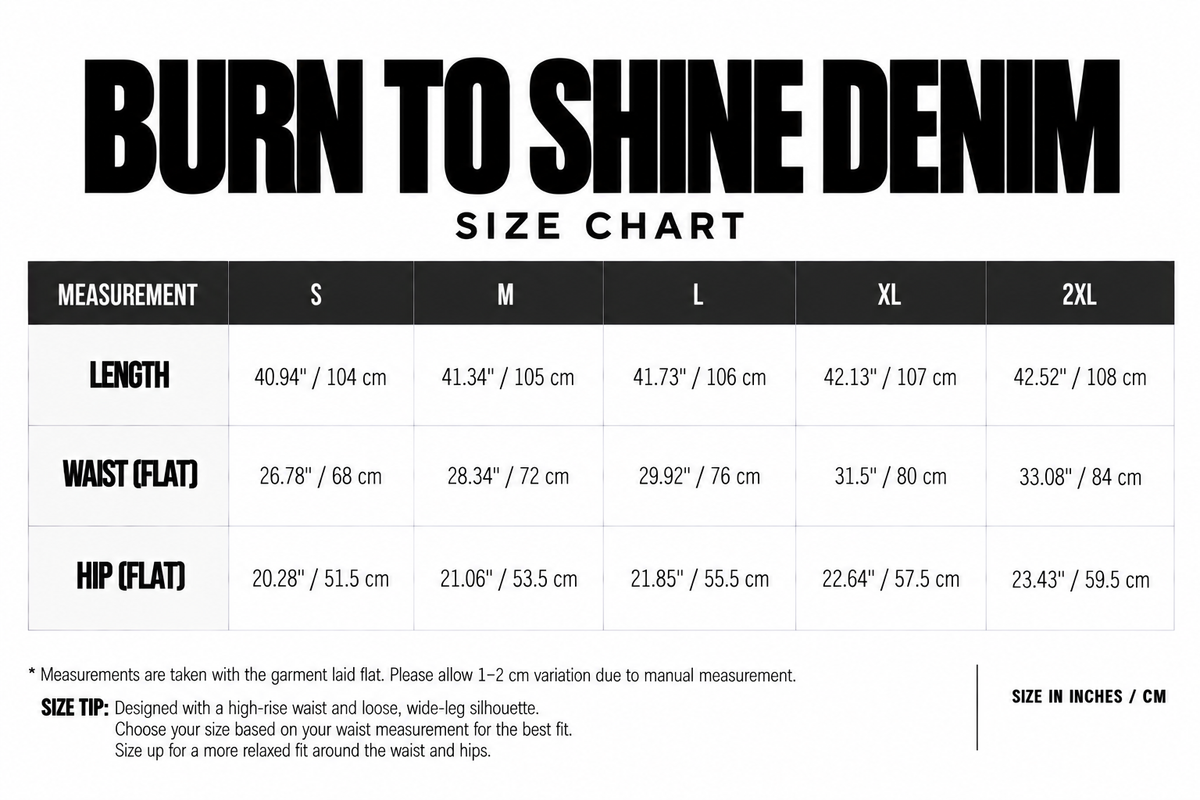 Burn to Shine Denim