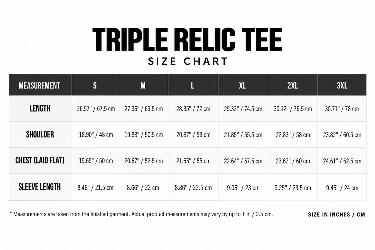 Triple Relic Tee