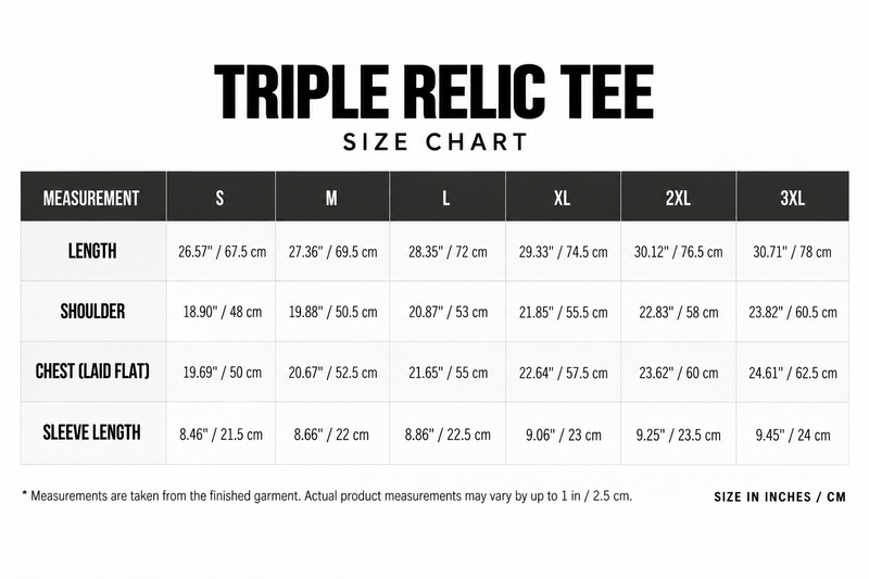 Triple Relic Tee