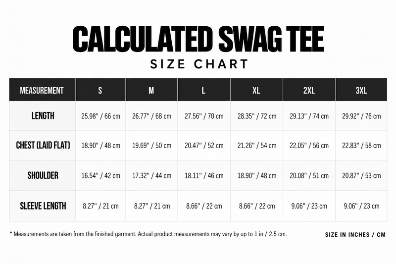 Calculated Swag Tee