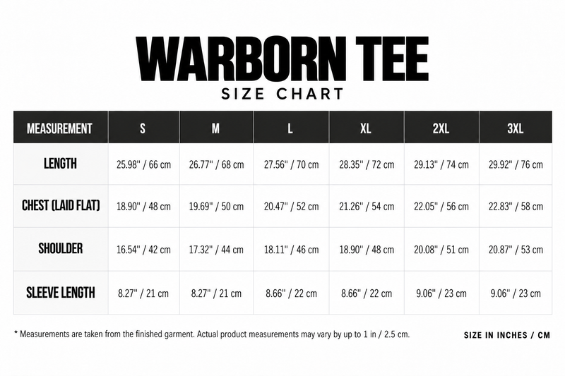 Warborn Tee