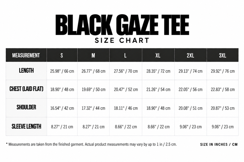 Black Gaze Tee