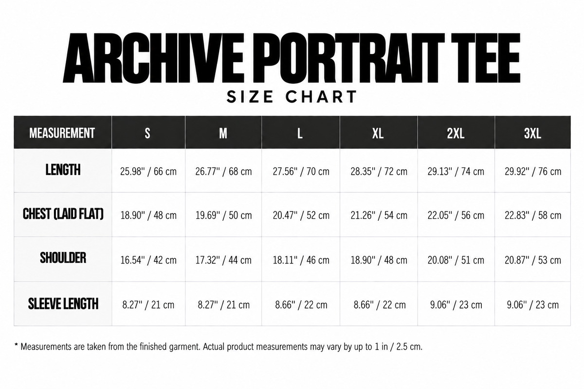 Archive Portrait Tee