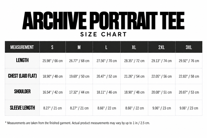 Archive Portrait Tee