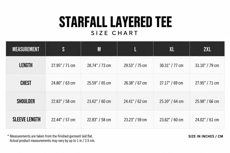 Starfall Layered Tee