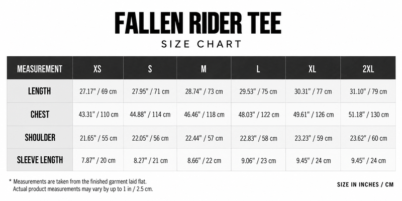 Fallen Rider Tee