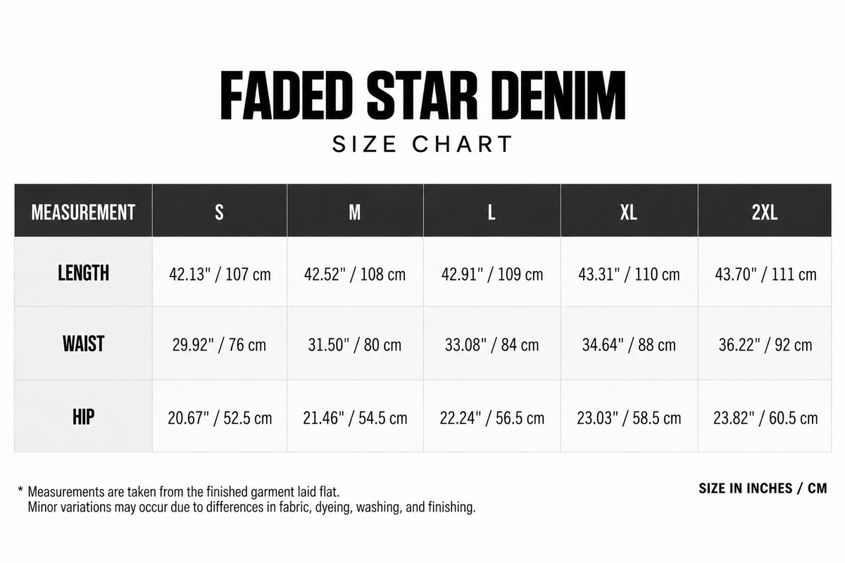 Faded Star Denim