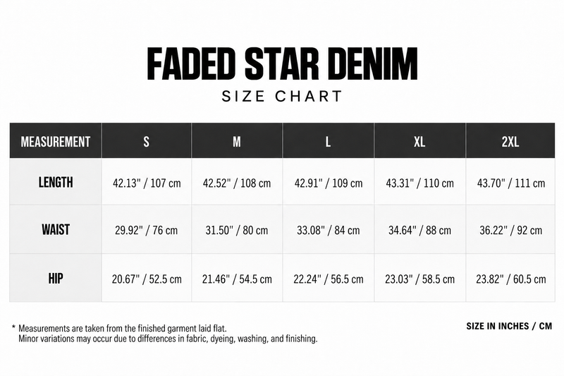 Faded Star Denim