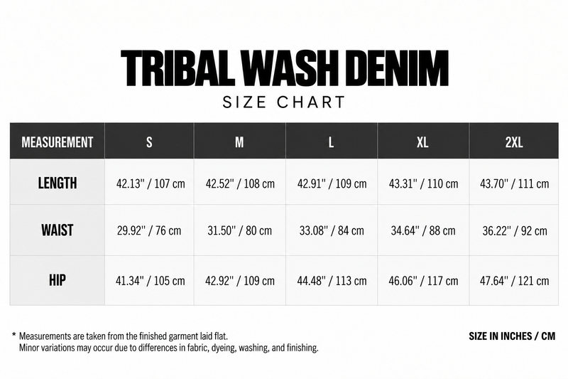 Tribal Wash Denim