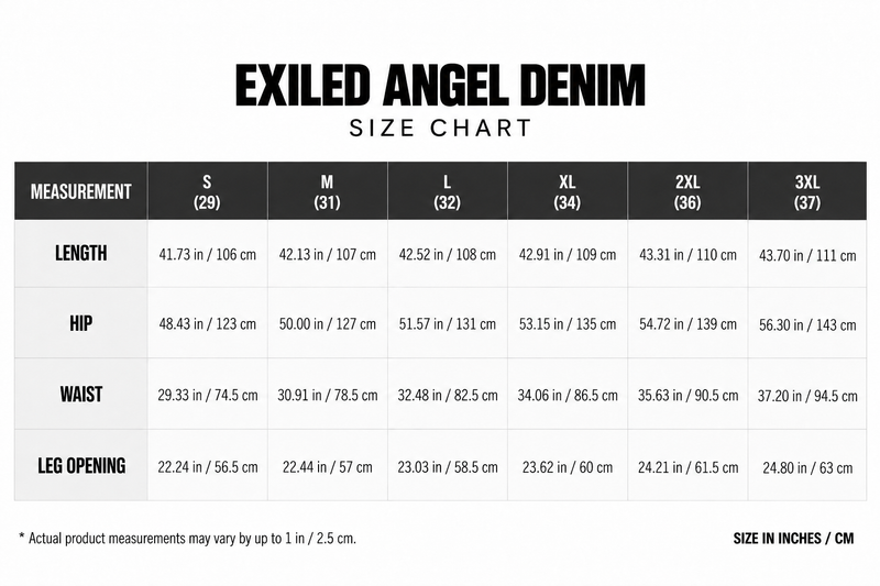 Exiled Angel Denim