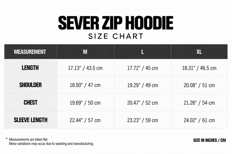 “Sever” Zip Hoodie