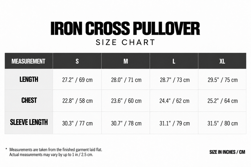 Iron Cross Pullover