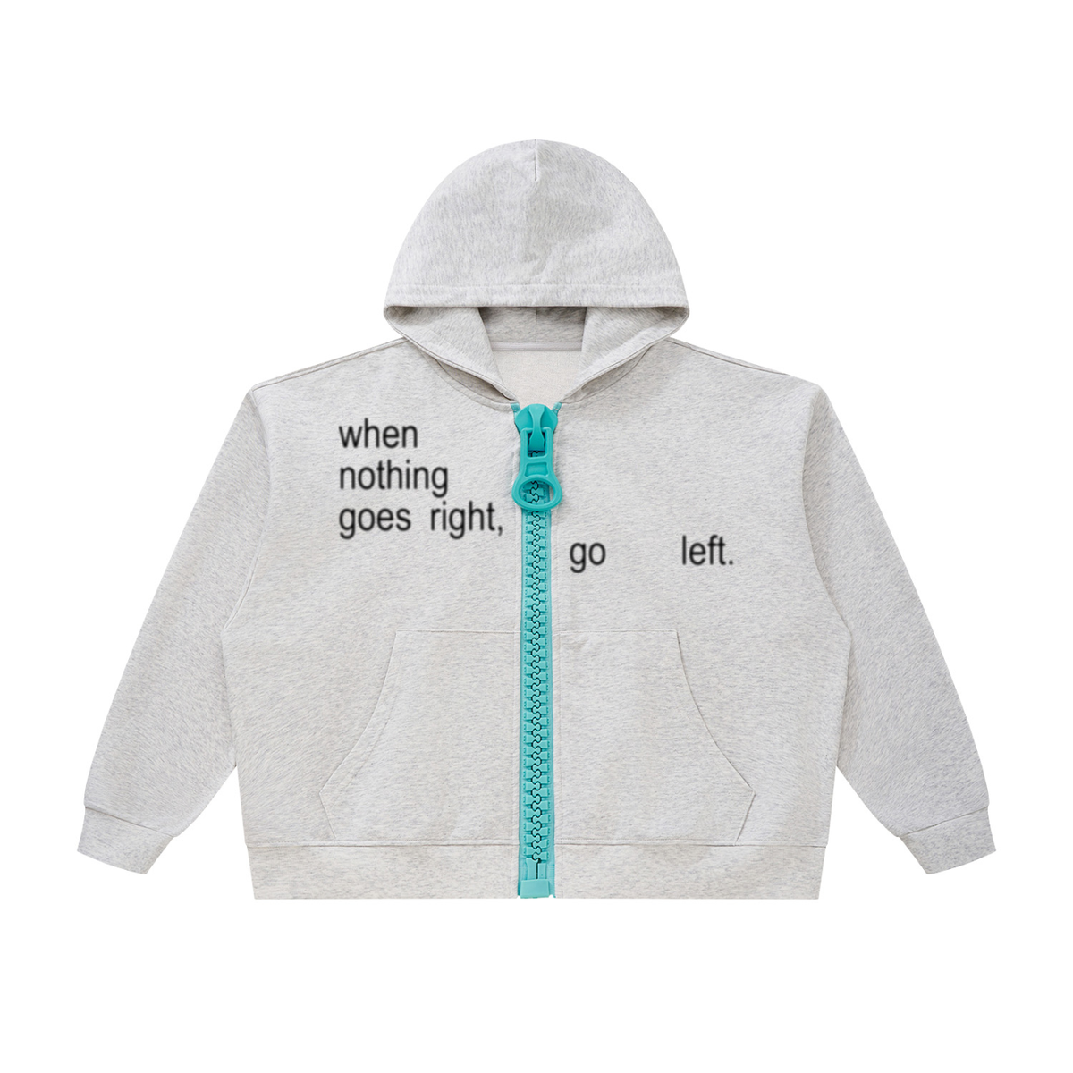 Go Left Zip Hoodie